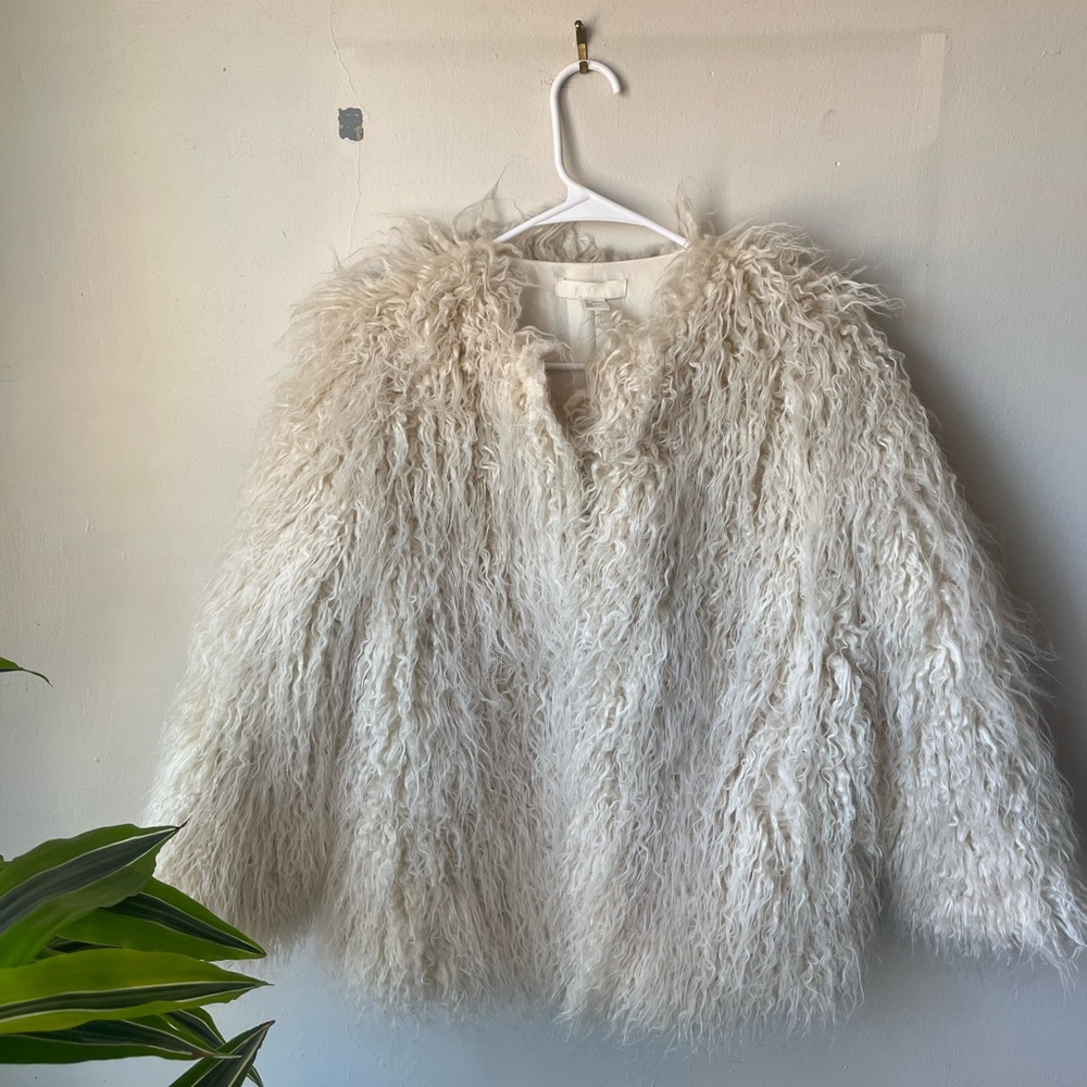 FAUX FUR JACKET XS